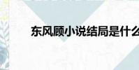 東風顧小說結局是什么(東風顧)