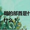 朗的部首是什么除去部首有幾畫（朗的部首是什么）