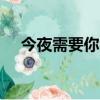今夜需要你的愛dj（今夜我需要你的愛）