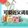 可愛近義詞是什么詞英語（可愛近義詞是什么）