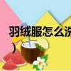 羽絨服怎么洗簡單又干凈視頻（羽絨服怎么洗）
