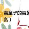 雪童子的雪兔子的名字（雪童子的雪兔子叫什么）