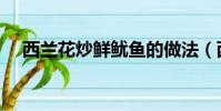 西蘭花炒鮮魷魚的做法(西蘭花炒鮮魷)