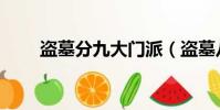 盜墓分九大門派(盜墓八大個門派)