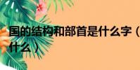 國的結構和部首是什么字(國的結構和部首是什么)