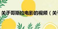 關于哥斯拉電影的視頻(關于哥斯拉的電影)