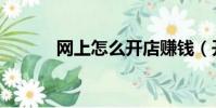 網上怎么開店賺錢(開店賺錢)