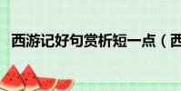 西游記好句賞析短一點(西游記好句賞析)