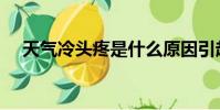 天氣冷頭疼是什么原因引起的(天氣冷)