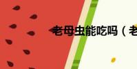 老母蟲能吃嗎(老母蟲)