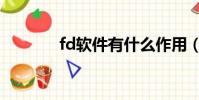 fd軟件有什么作用(fd軟件)