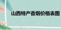 山西特產香煙價格表圖(山西特產)
