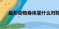 扁形動物身體呈什么對稱(扁形動物)