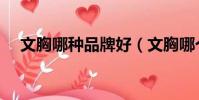 文胸哪種品牌好(文胸哪個牌子最舒適)