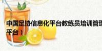 中國足協信息化平臺教練員培訓管理系統(中國足協信息化平臺)