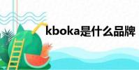 kboka是什么品牌(k bo)