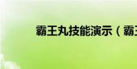 霸王丸技能演示(霸王丸技能)