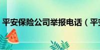 平安保險公司舉報電話(平安保險報案電話)