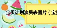寶貝計劃演員表圖片(寶貝計劃演員表)