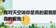 我對天空說你是真的愛我歌(我對天空說你是真的愛我)