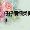 仔仔細細類似詞語AABB（仔仔細細類似詞語）