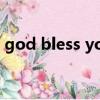 god bless you怎么回復（god bless you）