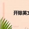 開除英文fire怎么讀（開除英文）
