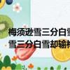 梅須遜雪三分白雪卻輸梅一段香的詩句是什么意思（梅須遜雪三分白雪卻輸梅一段香的意思是什么）