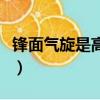 鋒面氣旋是高壓中心還是低壓中心（鋒面氣旋）