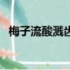 梅子流酸濺齒牙的意思（梅子流酸濺齒牙）