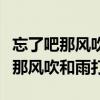忘了吧那風吹和雨打原唱完整版歌詞（忘了吧那風吹和雨打）