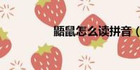 鼯鼠怎么讀拼音(鼯鼠)