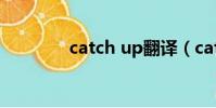 catch up翻譯(catch up)