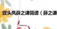 釵頭鳳薛之謙簡譜(薛之謙釵頭鳳mv女主)