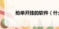 搶單開掛的軟件(什么叫外掛)