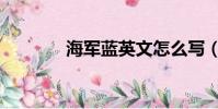 海軍藍英文怎么寫(海軍藍)