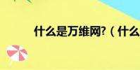 什么是萬維網?(什么是萬維網)