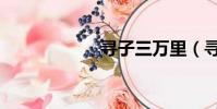 尋子三萬里(尋子)