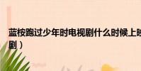 藍桉跑過少年時電視劇什么時候上映(藍桉跑過少年時電視劇)
