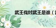 武王伐紂武王是誰(武王是誰)
