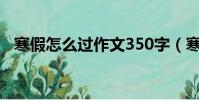 寒假怎么過作文350字(寒假怎么過作文)