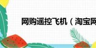 網購遙控飛機(淘寶網遙控飛機)