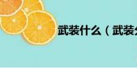 武裝什么(武裝分子)