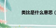 類比是什么意思(類比)