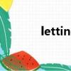 letting go吉他譜（letting）