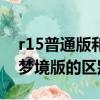 r15普通版和夢境版怎么區分（r15普通版和夢境版的區別）
