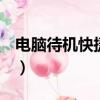 電腦待機快捷鍵ctrl加什么（電腦待機快捷鍵）