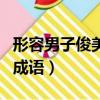 形容男子俊美的成語及意思（形容男子俊美的成語）
