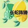 長蛇陣猜什么生肖（什么字長蛇陣）