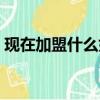 現在加盟什么好賺錢（現在加盟什么最掙錢）